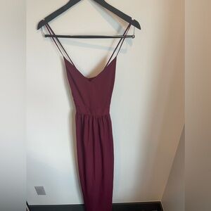 TOBI burgundy/maroon maxi dress